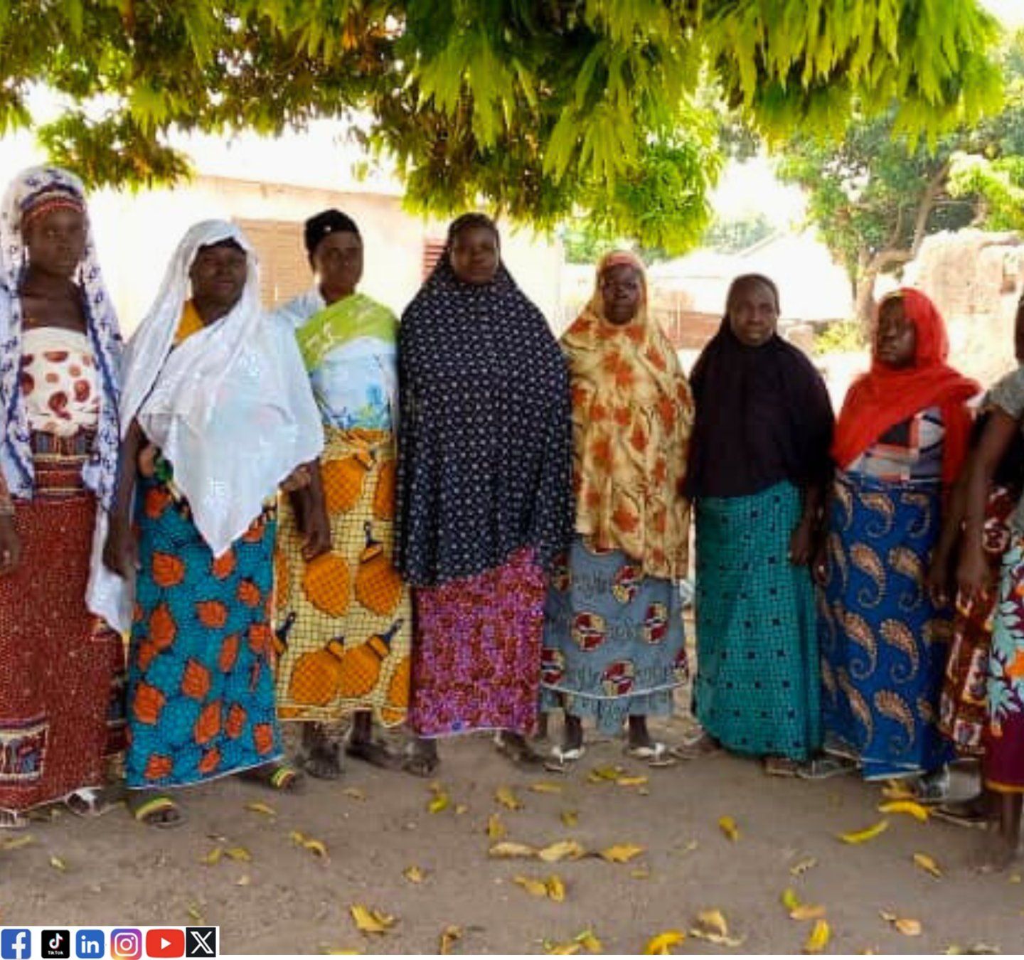 Group of women beneficiaries